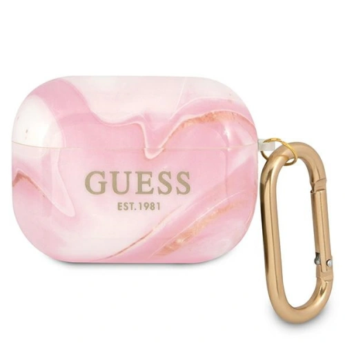 Kup Etui Guess GUAPUNMP Apple AirPods Pro kryt růžový/pink Marble Collection - GUE1124PNK - {ean13} - Sklep Home Screen