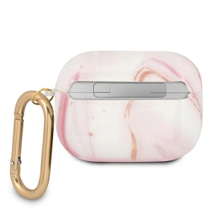 Etui Guess GUAPUNMP Apple AirPods Pro cover różowy/pink Marble Collection