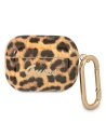 Etui Guess GUAPUSLEO pentru Apple AirPods Pro, aurie/aur, Colecția Leopard
