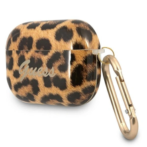 Kup Etui Guess GUAPUSLEO Apple AirPods Pro kryt zlatý/zlatá Leopard Collection - GUE1125GLD - {ean13} - Sklep Home Screen