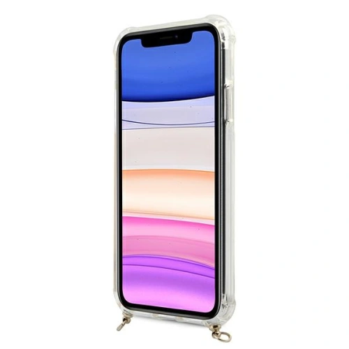 Kup Etui Guess GUHCN61KC4GSGO Apple iPhone 11 Transparentní tvrzený kryt 4G Zlatý řetěz - GUE1126CL - {ean13} - Sklep Home Screen