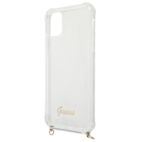 Kup Etui Guess GUHCN61KC4GSGO Apple iPhone 11 Transparent hardcase 4G Gold Chain - GUE1126CL - {ean13} - Sklep Home Screen