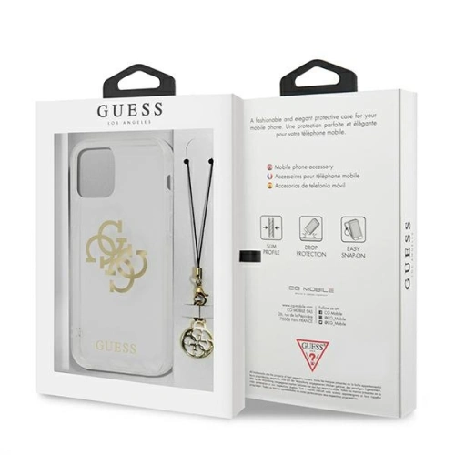 Kup Etui Guess GUHCN61KS4GGO Apple iPhone 11 Transparent hardcase 4G Gold Charms Collection - GUE1127CL - {ean13} - Sklep Home Screen