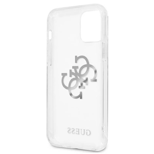 Kup Guess Apple Case GUHCN61KS4GSI iPhone 11 Transparentes Hartschalenetui 4G Silber Charms Kollektion - GUE1128CL - {ean13} - Sklep Home Screen
