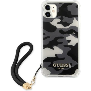 Kup Etui Guess GUHCN61KSARBK Apple iPhone 11 fekete/hardcase Camo Collection - GUE1129BLK - {ean13} - Sklep Home Screen