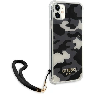 Kup Etui Guess GUHCN61KSARBK Apple iPhone 11 fekete/hardcase Camo Collection - GUE1129BLK - {ean13} - Sklep Home Screen