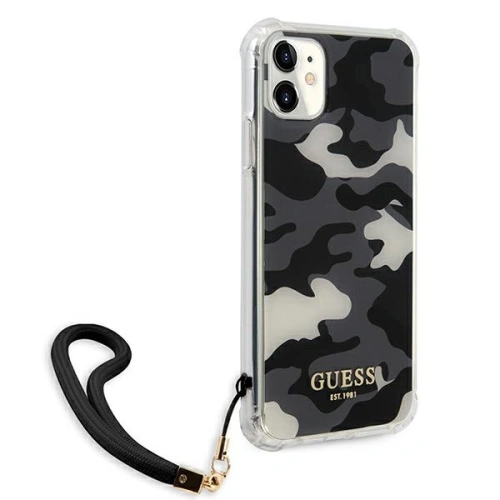 Kup Guess Apple Tasche GUHCN61KSARBK iPhone 11 schwarz/schwarz Hardcase Camo Collection - GUE1129BLK - {ean13} - Sklep Home Screen