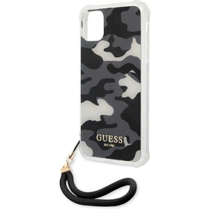 Etui Guess GUHCN61KSARBK Apple iPhone 11 černý/black hardcase Camo Collection