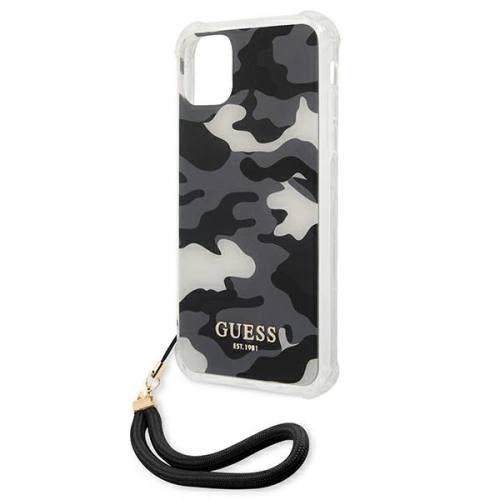 Kup Guess Apple Tasche GUHCN61KSARBK iPhone 11 schwarz/schwarz Hardcase Camo Collection - GUE1129BLK - {ean13} - Sklep Home Screen