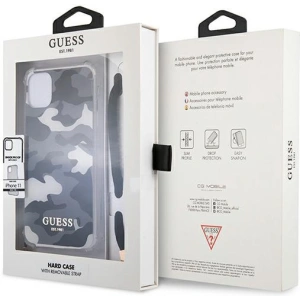 Kup Etui Guess GUHCN61KSARBK Apple iPhone 11 fekete/hardcase Camo Collection - GUE1129BLK - {ean13} - Sklep Home Screen