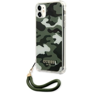 Kup Etui Guess GUHCN61KSARKA Apple iPhone 11 zöld/khaki kemény tok Camo Collection - GUE1130GRN - {ean13} - Sklep Home Screen