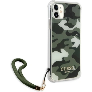 Kup Etui Guess GUHCN61KSARKA Apple iPhone 11 zöld/khaki kemény tok Camo Collection - GUE1130GRN - {ean13} - Sklep Home Screen