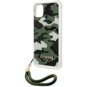 Kup Etui Guess GUHCN61KSARKA Apple iPhone 11 zöld/khaki kemény tok Camo Collection - GUE1130GRN - {ean13} - Sklep Home Screen