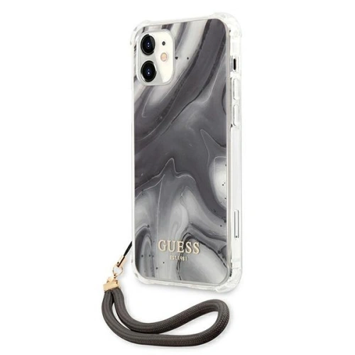 Buy Guess GUHCN61KSMAGR Apple iPhone 11 grey hardcase Marble Collection - GUE1131GRY - {ean13} - Home Screen Store Europe