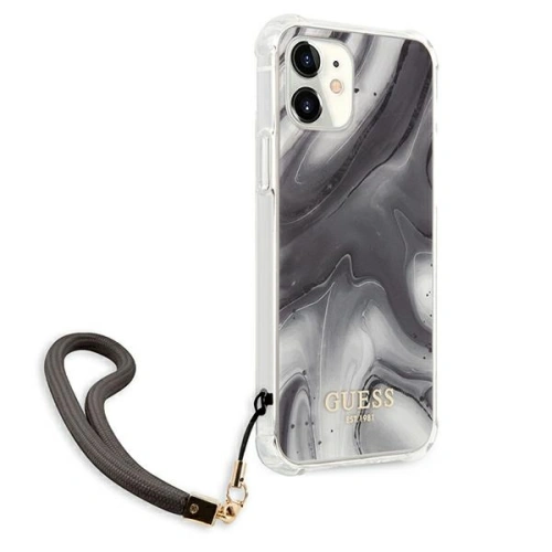 Buy Guess GUHCN61KSMAGR Apple iPhone 11 grey hardcase Marble Collection - GUE1131GRY - {ean13} - Home Screen Store Europe