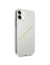 Buy Guess GUHCN61KTRSVGO Apple iPhone 11 Transparent hardcase Vintage Script Gold - GUE1132CL - {ean13} - Home Screen Store Europe