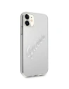 Buy Guess GUHCN61KTRSVSI Apple iPhone 11 Transparent hardcase Vintage Script Silver - GUE1133CL - {ean13} - Home Screen Store Europe