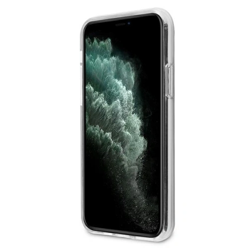Kup Etui Guess GUHCN61KTRSVSI Apple iPhone 11 Carcasă transparentă din plastic Vintage Script Silver - GUE1133CL - {ean13} - Sklep Home Screen
