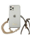 Kup Etui Guess GUHCP12LKC4GSGO Apple iPhone 12 Pro Max Transparent hardcase 4G Gold Chain - GUE1134CL - {ean13} - Sklep Home Screen