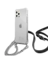 Buy Guess GUHCP12LKC4GSSI Apple iPhone 12 Pro Max Transparent hardcase 4G Silver Chain - GUE1135CL - {ean13} - Home Screen Store Europe