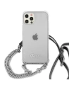 Buy Guess GUHCP12LKC4GSSI Apple iPhone 12 Pro Max Transparent hardcase 4G Silver Chain - GUE1135CL - {ean13} - Home Screen Store Europe
