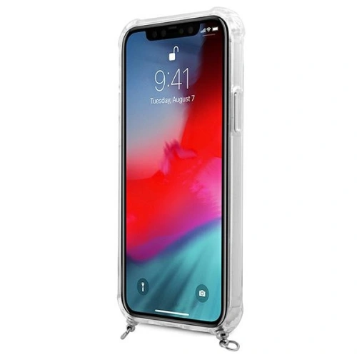 Buy Guess GUHCP12LKC4GSSI Apple iPhone 12 Pro Max Transparent hardcase 4G Silver Chain - GUE1135CL - {ean13} - Home Screen Store Europe