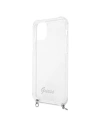 Buy Guess GUHCP12LKC4GSSI Apple iPhone 12 Pro Max Transparent hardcase 4G Silver Chain - GUE1135CL - {ean13} - Home Screen Store Europe
