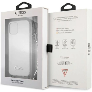 Buy Guess GUHCP12LKC4GSSI Apple iPhone 12 Pro Max Transparent hardcase 4G Silver Chain - GUE1135CL - {ean13} - Home Screen Store Europe