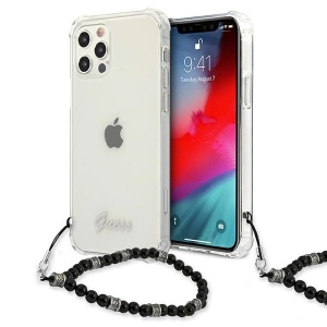 Kup Etui Guess GUHCP12LKPSBK Apple iPhone 12 Pro Max Transparent hardcase Black Pearl - GUE1136CL - {ean13} - Sklep Home Screen