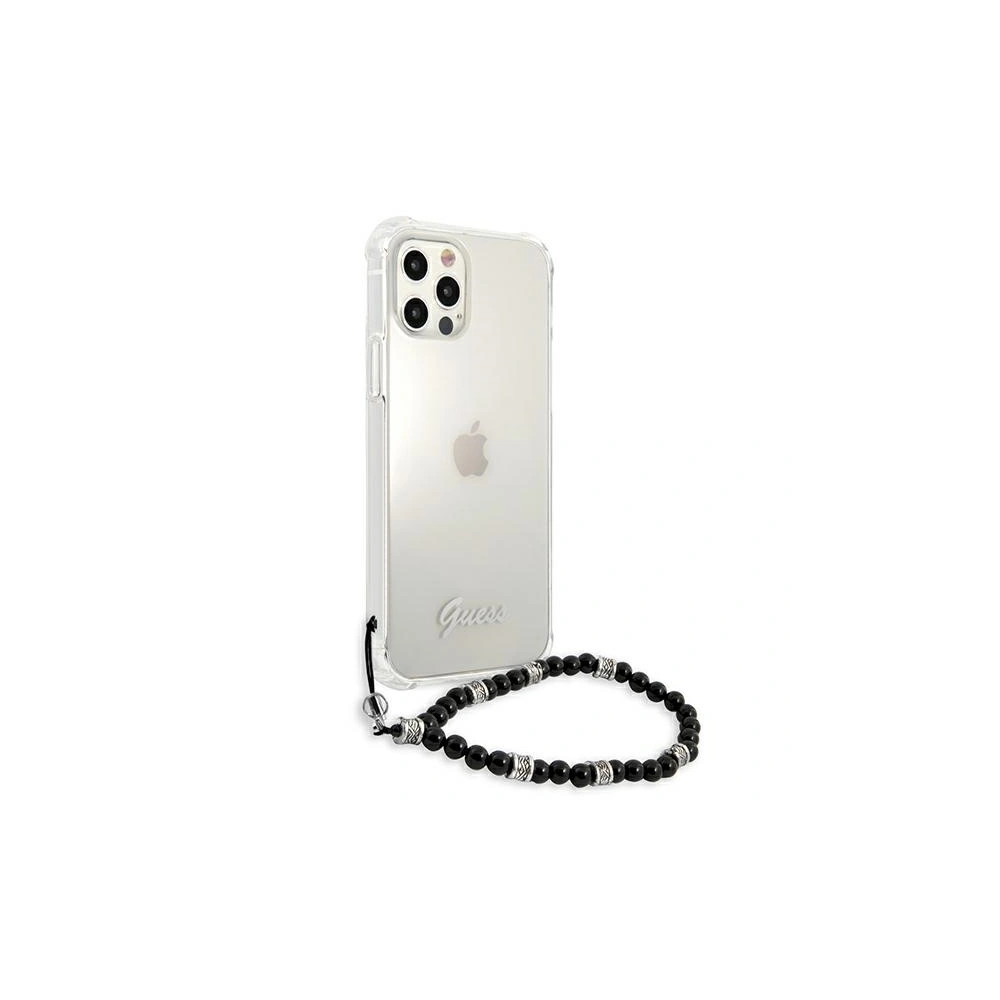 Etui Guess GUHCP12LKPSBK Apple iPhone 12 Pro Max Transparent hardcase Black Pearl
