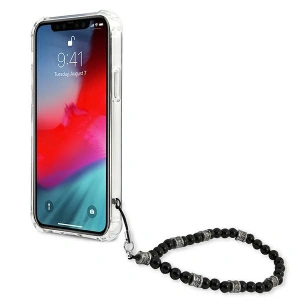 Buy Guess GUHCP12LKPSBK Apple iPhone 12 Pro Max Transparent hardcase Black Pearl - GUE1136CL - {ean13} - Home Screen Store Europe