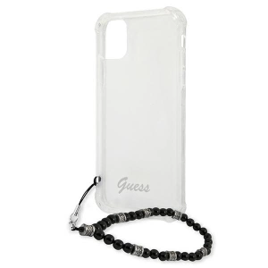 Buy Guess GUHCP12LKPSBK Apple iPhone 12 Pro Max Transparent hardcase Black Pearl - GUE1136CL - {ean13} - Home Screen Store Europe