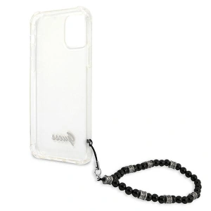 Buy Guess GUHCP12LKPSBK Apple iPhone 12 Pro Max Transparent hardcase Black Pearl - GUE1136CL - {ean13} - Home Screen Store Europe