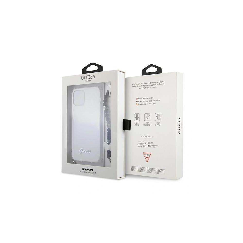 Etui Guess GUHCP12LKPSBK Apple iPhone 12 Pro Max Transparent hardcase Black Pearl