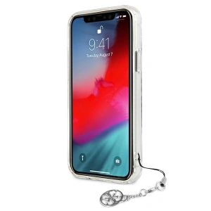 Buy Guess GUHCP12LKS4GSI Apple iPhone 12 Pro Max Transparent hardcase 4G Silver Charms Collection - GUE1138CL - {ean13} - Home Screen Store Europe
