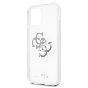 Buy Guess GUHCP12LKS4GSI Apple iPhone 12 Pro Max Transparent hardcase 4G Silver Charms Collection - GUE1138CL - {ean13} - Home Screen Store Europe
