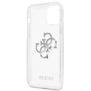 Buy Guess GUHCP12LKS4GSI Apple iPhone 12 Pro Max Transparent hardcase 4G Silver Charms Collection - GUE1138CL - {ean13} - Home Screen Store Europe