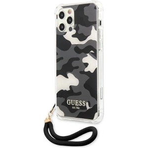 Kup Etui Guess GUHCP12LKSARBK Apple iPhone 12 Pro Max czarny/black hardcase Camo Collection - GUE1139BLK - {ean13} - Sklep Home Screen