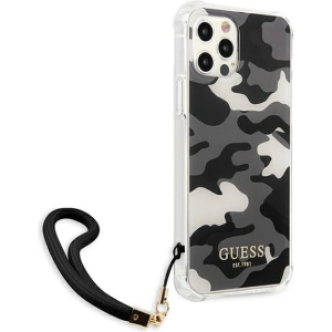 Buy Guess GUHCP12LKSARBK Apple iPhone 12 Pro Max black hardcase Camo Collection - GUE1139BLK - {ean13} - Home Screen Store Europe