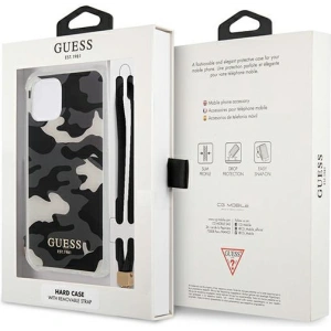Buy Guess GUHCP12LKSARBK Apple iPhone 12 Pro Max black hardcase Camo Collection - GUE1139BLK - {ean13} - Home Screen Store Europe