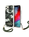 Guess GUHCP12LKSARKA Apple iPhone 12 Pro Max khaki hardcase Camo Collection