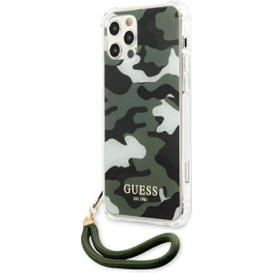 Buy Guess GUHCP12LKSARKA Apple iPhone 12 Pro Max khaki hardcase Camo Collection - GUE1140KHA - {ean13} - Home Screen Store Europe