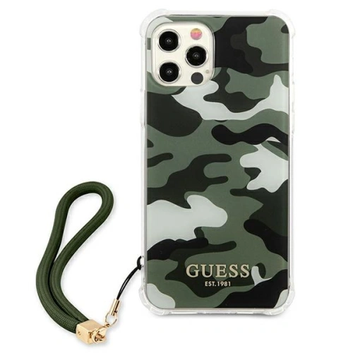 Buy Guess GUHCP12LKSARKA Apple iPhone 12 Pro Max khaki hardcase Camo Collection - GUE1140KHA - {ean13} - Home Screen Store Europe