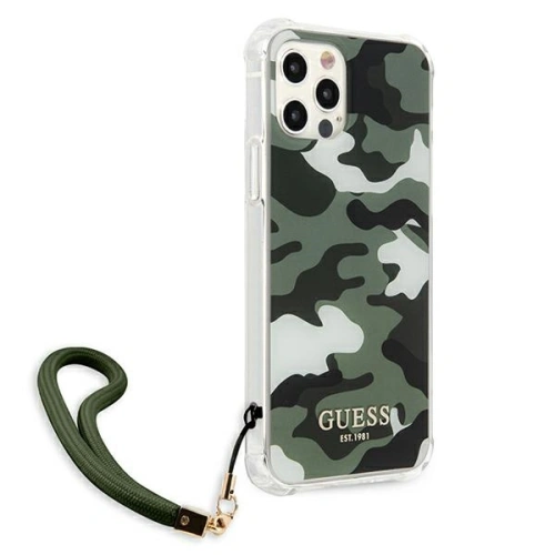 Kup Etui Guess GUHCP12LKSARKA Apple iPhone 12 Pro Max zielony/khaki hardcase Camo Collection - GUE1140KHA - {ean13} - Sklep Home Screen