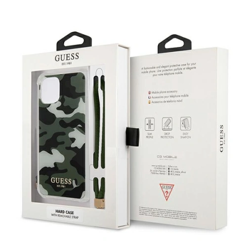 Kup Etui Guess GUHCP12LKSARKA Apple iPhone 12 Pro Max zelené/khaki hardcase Camo Collection - GUE1140KHA - {ean13} - Sklep Home Screen