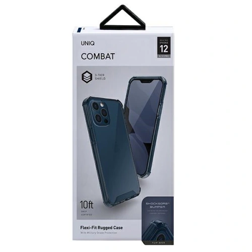 Kup Etui UNIQ Combat Apple iPhone 12/12 Pro modré/nautical blue - UNIQ384BLU - {ean13} - Sklep Home Screen