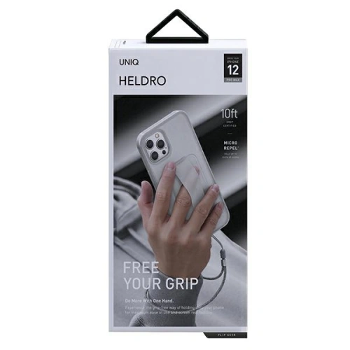 Kup Etui UNIQ Heldro Apple iPhone 12 Pro Max fehér/natúr fagy Antimikrobiális - UNIQ386NATFRO - {ean13} - Sklep Home Screen