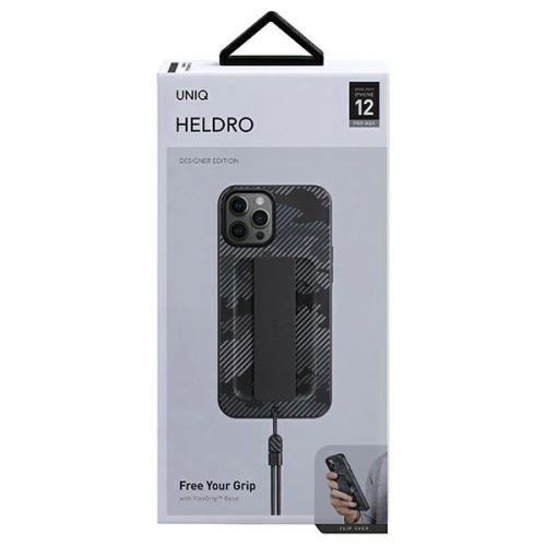 Kup Etui UNIQ Heldro Apple iPhone 12 Pro Max fekete álcázó/charcoal camo Antimikrobiális - UNIQ387CHACAM - {ean13} - Sklep Home Screen