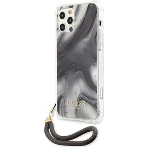 Buy Guess GUHCP12LKSMAGR Apple iPhone 12 Pro Max grey hardcase Marble Collection - GUE1141GRY - {ean13} - Home Screen Store Europe