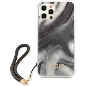 Kup Etui Guess GUHCP12LKSMAGR Apple iPhone 12 Pro Max szary/grey hardcase Marble Collection - GUE1141GRY - {ean13} - Sklep Home Screen